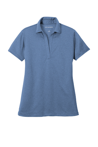 Picture of Port Authority Ladies Heathered Silk Touch Perf Polo