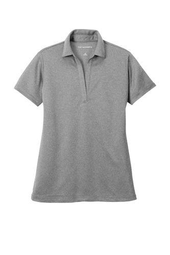 Picture of Port Authority Ladies Heathered Silk Touch Perf Polo