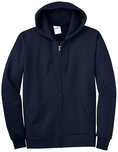 Picture of Port & Company Essential Fleece Full-Zip Hooded Sweatshirt