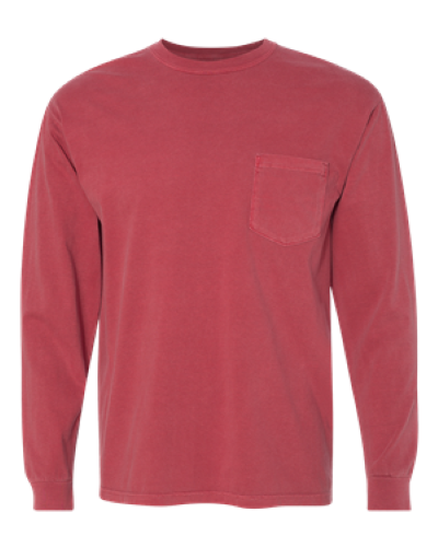 Picture of Comfort Colors Garment-Dyed Heavyweight Long Sleeve Pocket T-Shirt