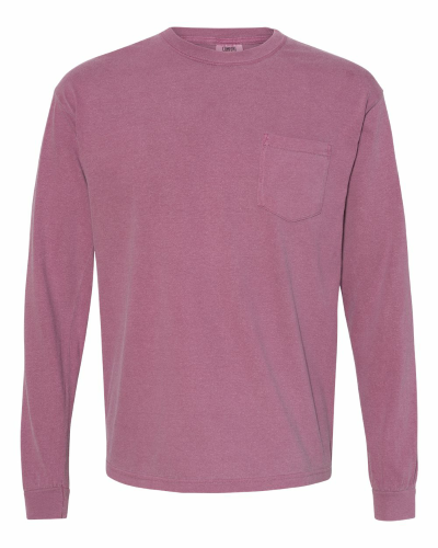 Picture of Comfort Colors Garment-Dyed Heavyweight Long Sleeve Pocket T-Shirt