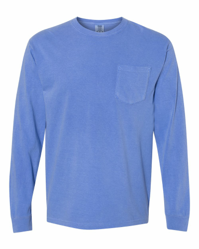 Picture of Comfort Colors Garment-Dyed Heavyweight Long Sleeve Pocket T-Shirt