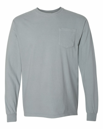 Picture of Comfort Colors Garment-Dyed Heavyweight Long Sleeve Pocket T-Shirt