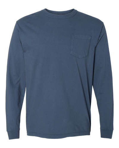 Picture of Comfort Colors Garment-Dyed Heavyweight Long Sleeve Pocket T-Shirt