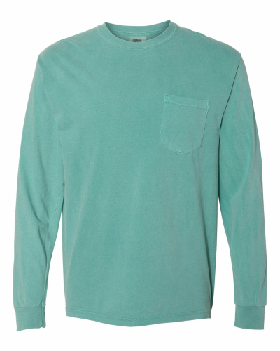 Picture of Comfort Colors Garment-Dyed Heavyweight Long Sleeve Pocket T-Shirt