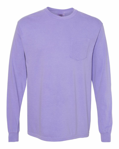 Picture of Comfort Colors Garment-Dyed Heavyweight Long Sleeve Pocket T-Shirt