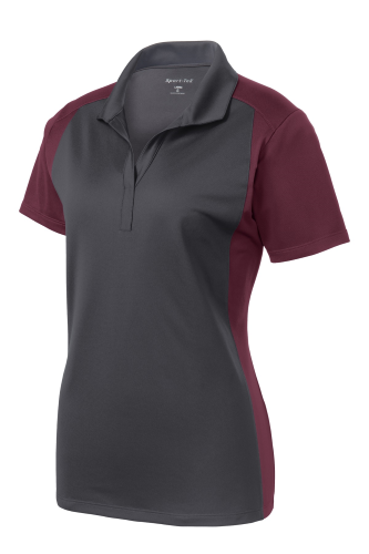 Picture of Sport-Tek Ladies Colorblock Micropique Sport-Wick Polo