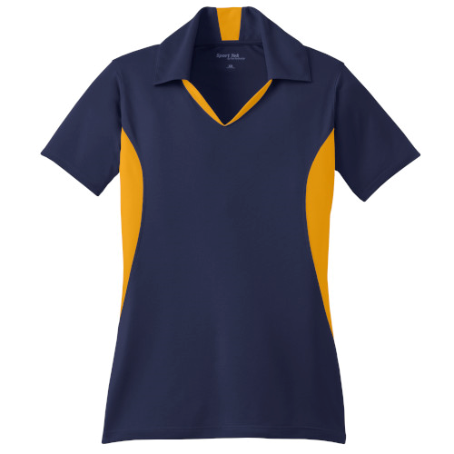 Picture of Sport-Tek Ladies Side Blocked Micropique Sport-Wick Polo