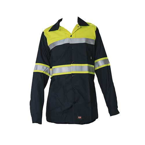 Picture of Red Kap Hi-Visibility Colorblock Ripstop Long Sleeve Work Shirt