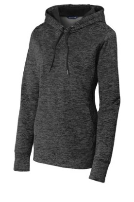 Picture of Sport-Tek Ladies PosiCharge Electric Heather Fleece Hooded Pullover