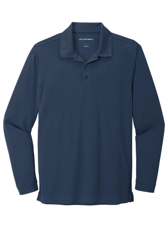 Picture of Port Authority Dry Zone UV Micro-Mesh Long Sleeve Polo