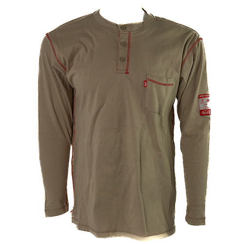 Picture of Portwest Bizflame FR Henley Long Sleeve Shirt