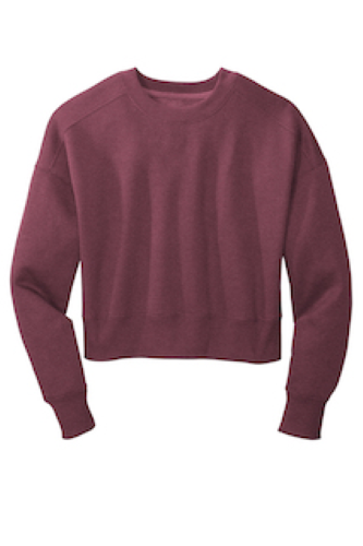 Picture of District Women's Perfect Weight Fleece Cropped Crew