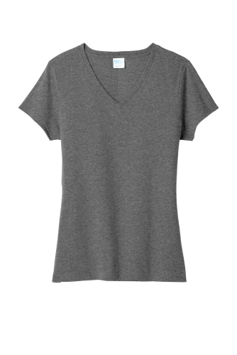 Picture of Port & Company Ladies Tri-Blend V-Neck T-Shirt