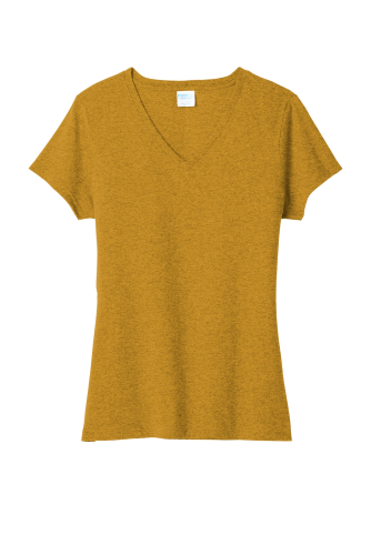 Picture of Port & Company Ladies Tri-Blend V-Neck T-Shirt