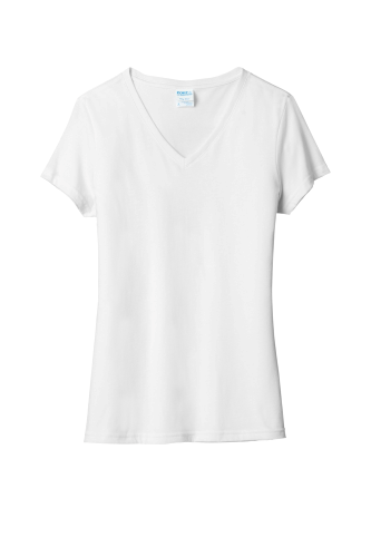 Picture of Port & Company Ladies Tri-Blend V-Neck T-Shirt