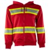 Picture of Kishigo Enhanced Visibility Heavyweight Full-Zip Hooded Sweatshirt