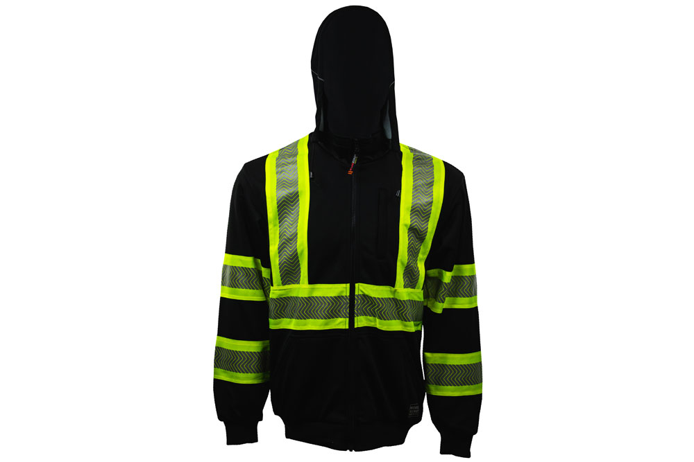 Picture of Tough Duck Safety Thermal Lined Safety Zip-Up Hoodie