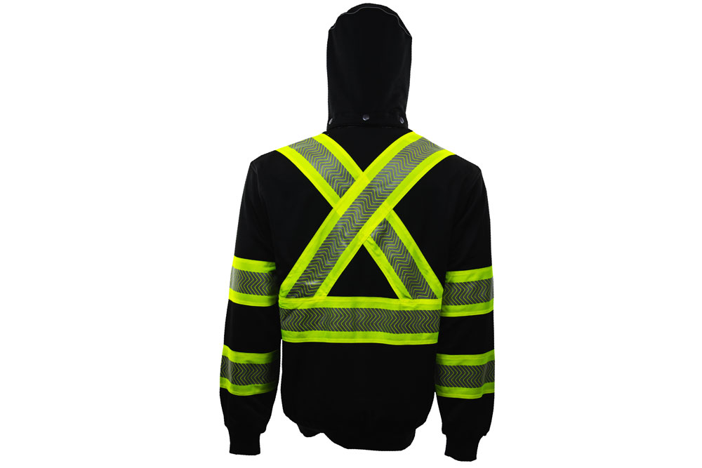 Picture of Tough Duck Safety Thermal Lined Safety Zip-Up Hoodie