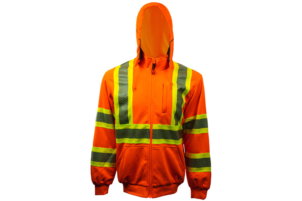 Picture of Tough Duck Safety Thermal Lined Safety Zip-Up Hoodie