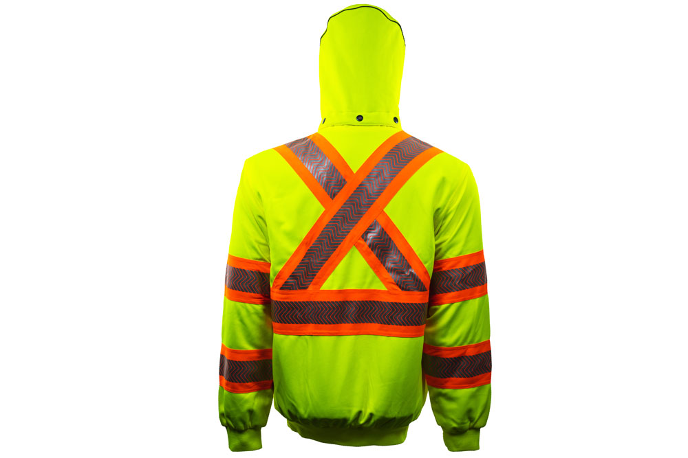 Picture of Tough Duck Safety Thermal Lined Safety Zip-Up Hoodie