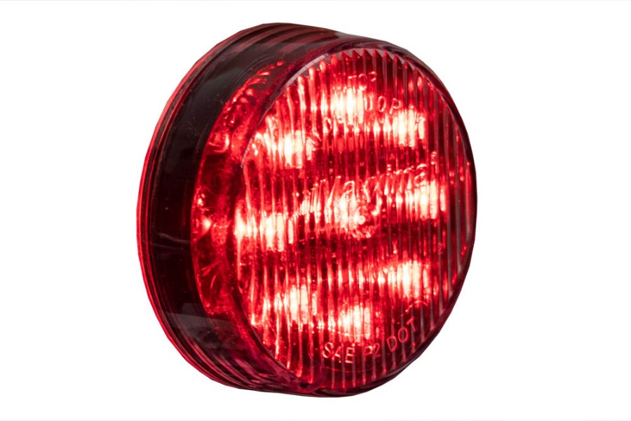 Picture of Maxxima 2" Round Clearance Marker Light w/ Clear Lens and 9 LEDs