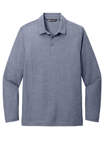 Picture of TravisMathew Oceanside Heather Long Sleeve Polo