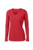 Picture of Sport-Tek Ladies Long Sleeve PosiCharge Competitor V-Neck T-Shirt