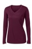 Picture of Sport-Tek Ladies Long Sleeve PosiCharge Competitor V-Neck T-Shirt