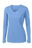 Picture of Sport-Tek Ladies Long Sleeve PosiCharge Competitor V-Neck T-Shirt