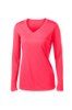 Picture of Sport-Tek Ladies Long Sleeve PosiCharge Competitor V-Neck T-Shirt