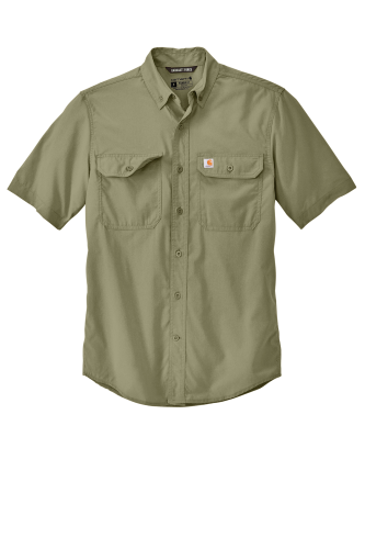 Picture of Carhartt Force Solid Short Sleeve Button-Up Shirt