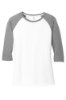 Picture of District Women's Perfect Tri 3/4-Sleeve Raglan T-Shirt