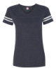 Picture of LAT Women's Football V-Neck Fine Jersey Tee
