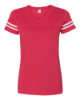 Picture of LAT Women's Football V-Neck Fine Jersey Tee
