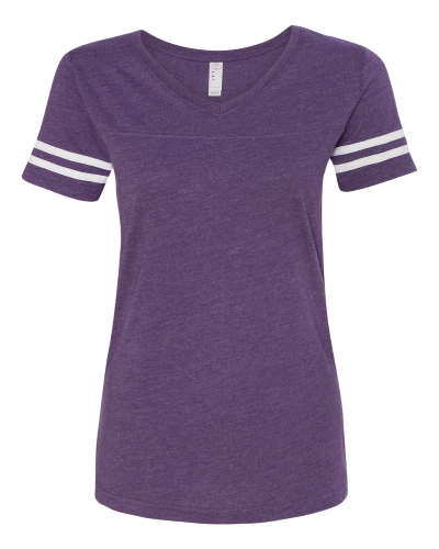 Picture of LAT Women's Football V-Neck Fine Jersey Tee