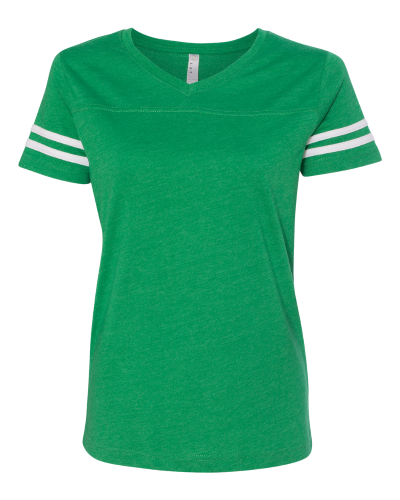 Picture of LAT Women's Football V-Neck Fine Jersey Tee