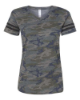 Picture of LAT Women's Football V-Neck Fine Jersey Tee