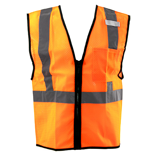 Picture of Kishigo Class 2 Economy Single Pocket Zipper Mesh Vest