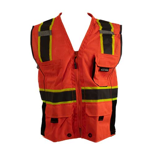 Picture of Kishigo Class 2 Black Series Heavy Duty Vest