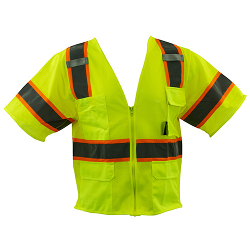 Picture of GSS Safety Class 3 Premium Two Tone Reflective Safety Vest w/6 Pockets