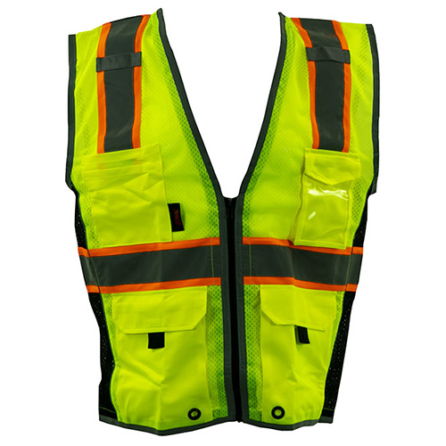 Picture of GSS Safety Hyper Lite Class 2 Safety Vest w/Black Sides