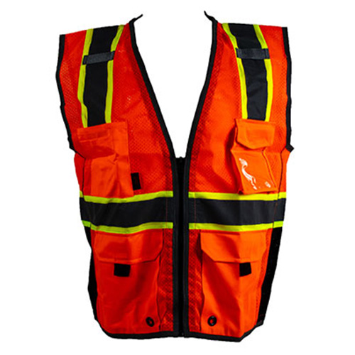 Picture of GSS Safety Hyper Lite Class 2 Safety Vest w/Black Sides