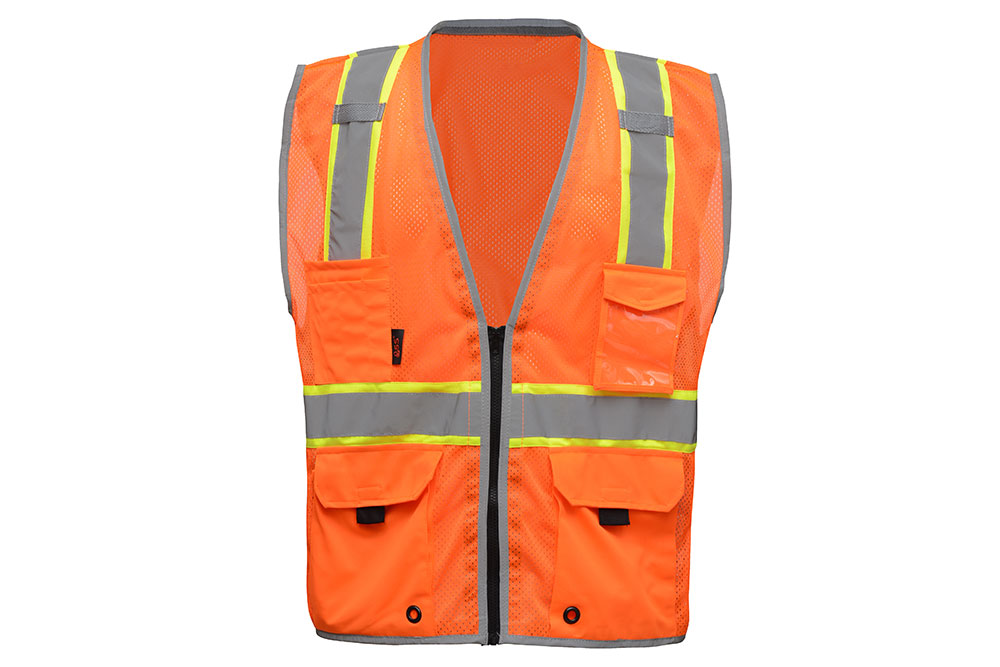 Picture of GSS Safety Hyper Lite Class 2 Safety Vest w/Black Sides