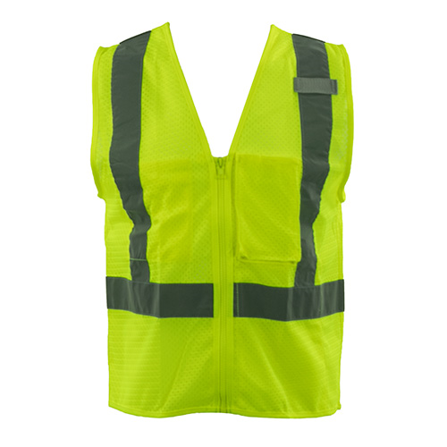 Picture of Kishigo 3 Pocket Class 2 Zipper Mesh Vest