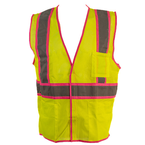 Picture of ERB Safety Class 2 Pink Trim Vest