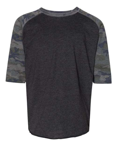 Picture of LAT Youth Baseball Fine Jersey 3/4 Sleeve Tee