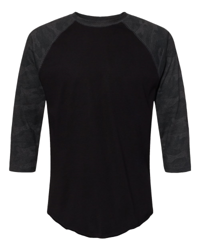 Picture of LAT Baseball Fine Jersey 3/4 Sleeve Tee