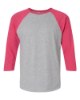 Picture of LAT Baseball Fine Jersey 3/4 Sleeve Tee