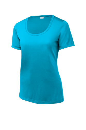 Picture of Sport-Tek Ladies Posi-UV Pro Scoop Neck T-Shirt